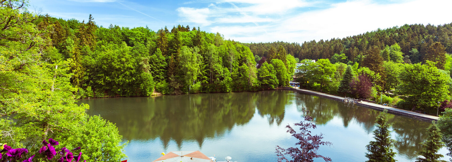 Schmelzteich um den Romantischen Winkel